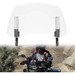 KEMITOUR Estensione Universale per Parabrezza Moto per Yamaha, Honda, Suzuki, BMW R1250GS, Kit Deflettore Aria Rialzato