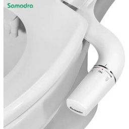 SAMODRA Mano destra/sinistra Toitet Bidet Spruzzatore Non elettrico Doppio ugello Bidet Sedile WC Doccia igienica per accessori da bagno