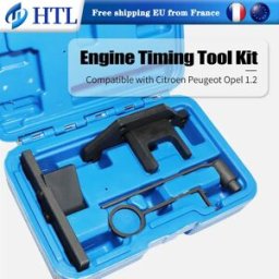 HTL Kit di Attrezzi per Allineamento e Regolazione Albero a Camme Compatibile con Citroen Peugeot Opel 1.2T 1.2GDI OEM 0109-2B 0109-2C 0109-2D