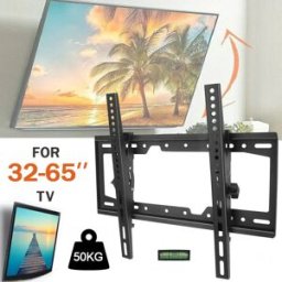 NONE Staffa per montaggio a parete per TV da 32-65 pollici Supporto per monitor per montaggio su TV universale Supporto da parete per TV piatto a basso profilo regolabile per monitor LCD LED