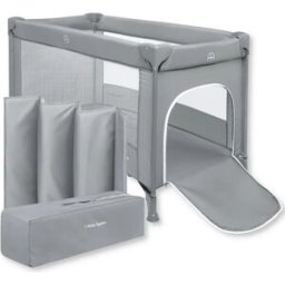 Moby-System Culla da viaggio pieghevole per bambini Happy Traveller BASIC con materasso e borsa per il trasporto