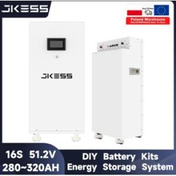 JKESS Kit Batteria Fai-da-te V19 PB2A16S20P BMS LiFePO4 48V 280AH 320AH 15KWH - Power Bank