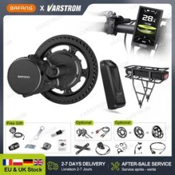 BAFANG BBS02B BBSHD BBS01B 750W 48V 250W 1000W Motore Mid Drive 8Fun Kit di conversione Ebike Motore per bicicletta elettrica con batteria 48V