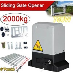 NONE 550W/370W/750W Elettrico Cancello Scorrevole Apri AC Cancello Motore Automatico Porta Operatori Heavy Duty Garage Porta apri Kit 2000KG