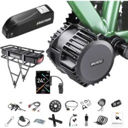 BAFANG Kit Motore Centrale 1000W 68MM 100MM 120MM BBSHD, Velocità Massima 60KM/H, Potente Batteria Grande Capacità 48V52V 30Ah 25Ah 20Ah, BMS Intelligente 40A