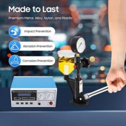NONE Kit di strumenti per tester iniettori diesel, tester per iniettori common rail multifunzionale CR-C S60H Tester per ugelli carburante Manometro 0-60MPa