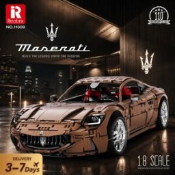 JUHANG Blocchi da Costruzione Maserati 1:8, Auto Sportiva con Motore, Modello Tecnico Supercar, Kit di Assemblaggio, Giocattoli Creativi da Collezione, Regalo per Adulti, 5480 Pezzi
