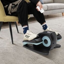 NONE Cyclette Ellittica per Anziani, Attrezzo Elettrico per Riabilitazione con Pedali per Gambe e Piedi con Telecomando