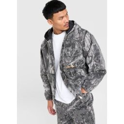 Unlike Humans Mens Giacca Wessex - Grigio, grigio grigio Uomo taglia L