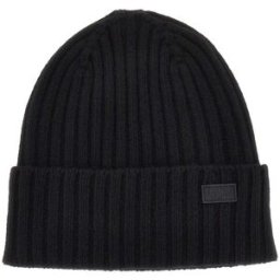 Max Mara Beanie in lana vergine con patch logo