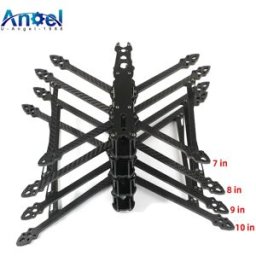 U-Angel-1988 Mark4 V2 Mark 4 Telaio TrueX in Fibra di Carbonio 3K da 7 pollici 295mm / 8 pollici 367mm / 9 pollici 387mm / 10 pollici 427mm per Kit Fotocamera FPV Drone