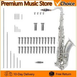 IRIN 49 Pz/set Sax Tenore Sassofono Parti di Riparazione Strumento A Vento Kit di Strumenti di Riparazione Vite Asta Filettata Conica Chiodo Sassofono Accessori