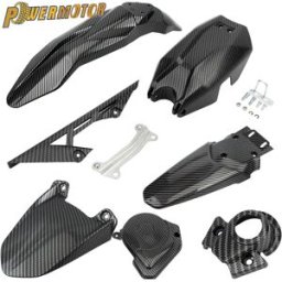 PowerMotor Kit copribatteria parafango anteriore posteriore moto per Talaria Sting X3 MX3 MX4 Accessori Parafango in fibra d'acqua Motocross Enduro