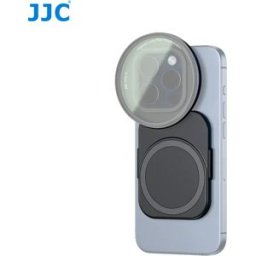 JJC 67mm Supporto adattatore filtro obiettivo magnetico per iPhone 17 Pro Max 16 15 14 Pro Max Anello filtro obiettivo con supporto pattino freddo