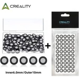 Creality Kit di Marcatori per Scansione 3D (Interno 6.0mm/Esterno 10mm), Punti di Tracciamento Magnetici e Marcatori a Riflessione Diffusa (Pad Adesivo Staccabile)