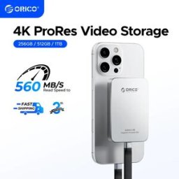 Orico 460MB/S SSD Portatile USB3.2 PSSD 480GB SSD Esterno per iPhone 17 16Pro/Max ProRes 4K ProRes K5MINI-VB