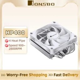 Jonsbo HP400S profilo di pressione CPU Cooler 4 tubi di calore radiatore a pressione verso il basso silenzioso 90mm 4pin PWM ventola ITX Small Case Itx Cooler
