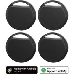 HIMOJO Localizzatore Smart 1/4 Pezzi con Doppio Sistema Android/iOS per Apple Find My e Google's Find Hub, Compatibile con iPhone, Pixel, Xiaomi, Vivo, GMS