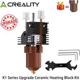 Creality Kit hotend per blocco riscaldante in ceramica di aggiornamento K1/K1 Max/K1C ufficiale, kit ugelli di intercambio rapido Unicorn, per stampante 3D serie K1