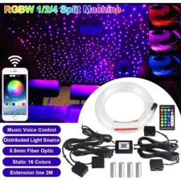 VASTFIRE RGBW 1/2/4/6/8 split machine 2400x household car roof starry sky light kit tetto soffitto in fibra ottica