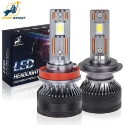 DAWN KNIGHT 140W K5C PLUS H7 H11 H1 H4 Lampadina per fari a LED 4300K LED HB3 HB4 Doppio tubo di rame Kit luce a LED per auto 12V 2PCS