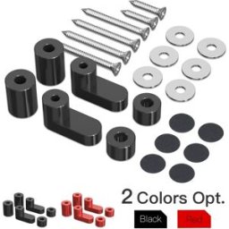 Bevinsee Kit riser spoiler ala posteriore in alluminio per Ford Fiesta Mk7 Per Ford Fiesta Mk8 Fiesta ST-Line/ST Per Ford Fiesta ST 2017+