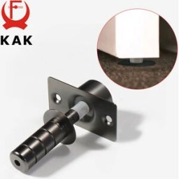 KAK Fermaporta in ottone Supporto per porta resistente Fermaporta magnetico invisibile Fermaporta nascosto Hardware per fermaporta in acciaio inossidabile