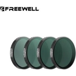 FREEWELL 4 confezioni di filtri per action cam Kit di filtri ND/PL e ND Compatibilità DJI Osmo Action 6 Accessori per fotografia fotografica