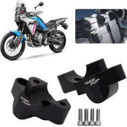 TUTU-MOTO Accessori moto Manubrio Riser Trascina Manubrio Morsetto Estendere Adattatore Per CFMOTO 450MT 450 MT MT450 2024 2025