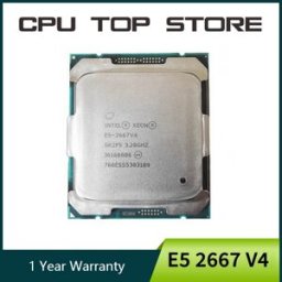 Intel Processore Xeon E5 2667 V4 2667V4 3,2 GHz 8 core 16 thread L3=25M 135W LGA 2011-3 CPU