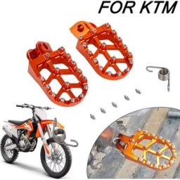 JFGRACING Moto Pedana Pedali Poggia Kit Per KTM SX SXF EXC EXCF XCF XCW XCFW 65 85 125 150 250 300 350 400 450 530 540 650 Enduro