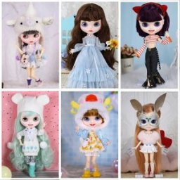 DBS ICY Blyth Doll 1/6 Abbigliamento Corpo articolare Abito da principessa Abbigliamento casual Giocattolo regalo