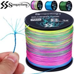 Sougayilang Nuovo 9 Fili PE Lenza Raid Linea di Pesca 300M 500M 1000M Multifilamento Filo di Pesca Alla Carpa Linea di Pesca strumento