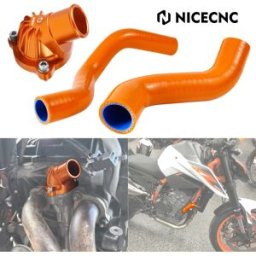 NICECNC Kit Tubo Radiatore Moto/Connettore Acqua Alloggiamento Termostato per KTM 790 Adventure/R 890 Adventure/R 2019-2022 2023 2024 2025