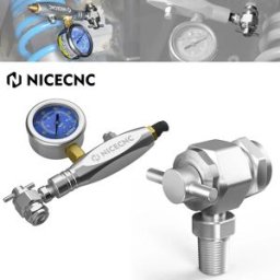 NICECNC 1/8 "NPT Maschio Strumento di Riempimento di Azoto Valvola Regolatore di Azoto Kit Per Valvola Schrader Ammortizzatore UTV Snowmobile Shock Yamaha YZF Raptor