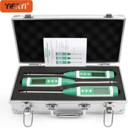 yieryi Kit per test del terreno Misuratore NPK Terreno Tester di azoto/fosforo/potassio ad azione rapida Analizzatori di nutrienti per piante in crescita
