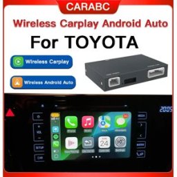 CARABC Wireless Carplay Android Auto modulo Per TOYOTA CH-R Corolla Camry Auris prius RAV4 Avensis Highlander car play box Decoder per auto
