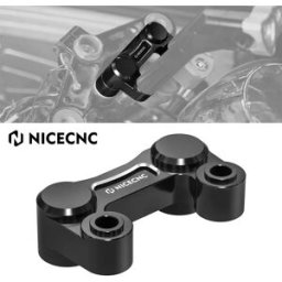 NICECNC Per Harley Road Glide FLTRX 2015-2024 Road King FLHR Manubrio Riser Pull Back Piastra Per Harley Street Bob FXBBS 114 Low Rider S