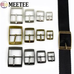 Meetee 10/20/30 Pz 15-30mm Fibbie ad ardiglione in metallo Cintura Regolare Chiusura Fibbia Borsa Cinghia Tessitura Collare per cani Gancio Accessori hardware fai da te