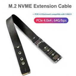 T.F.SKYWINDINTL Cavo di estensione e scheda riser NGFF M.2 M-KEY NVME PCIE PCI-Express 4/3.0 X4 M Key Extender per SSD M.2 2230 2242 2260 2280