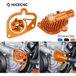 NICECNC 2024-2025 Per KTM EXC 300 250 Per Husqvarna TE 300 Copertura Della Pompa Acqua e Pompa Acqua Girante Kit di Raffreddamento SX 125 XC 250 300 2023-2025