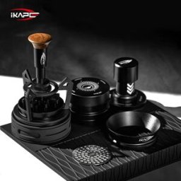 IKAPE Kit di Strumenti per Espresso 5-in-1 51/54/58MM - Tamper, Distributore, Strumento WDT, Schermo per Puck, Imbuto Dosatore La Scelta Migliore per gli Amanti del Caffè