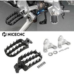 NICECNC Per Yamaha Tenere 700 2019-2024 20MM Staffa di Abbassamento Ingrandito Poggiapiedi Pedana Per Tenere 700 World Raid XTZ700 T700
