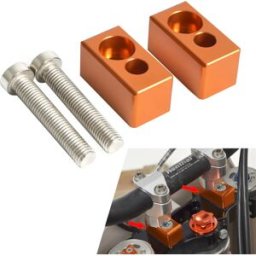 NICECNC Motocross Manubrio Riser Altezza 22mm Distanziatori per KTM 150 200 250 300 350 450 525 530 SX SXF XC XCF XCW EXC EXCF XC-W EXC EXC-F