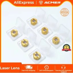ACMER Kit lente di ricambio laser da 6 pezzi per P1 10W P2 20W P2 33W P3 24W/48W Lente di ricambio per incisore laser e macchina da taglio