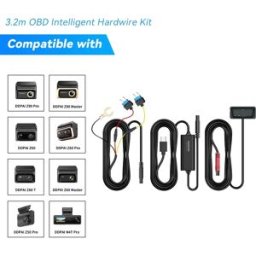 ddpai Dash Cam Kit hardware Smart OBD compatibile con i modelli Z50 Z40 Z50Pro Z60 Serie Z90 Modalità parcheggio 24 ore