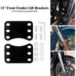 MACTIONS Accessori moto Parafango Anteriore Staffe di Sollevamento 21 "Fango Riser Staffa Per Harley Touring Road King Electra Glide 09-2025
