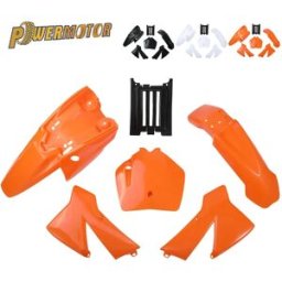 PowerMotor Carenatura moto per KTM SX 50 50cc Kit in plastica Enduro Scooter Accessori Protezione Ciclomotore Pezzi di ricambio Motocross Dirt Bike