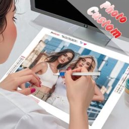huacan Foto Personalizzata Diamante Mosaico 5d Kit Pieno Quadrato Rotondo Diamante Pittura Strass Decorazione Della Parete Soggiorno Regalo Di Compleanno