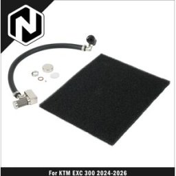 NICECNC Kit Tubo di Estensione Serbatoio Carburante 2024-2026 per KTM EXC 300 EXCF 350 EXC 450 SX 125 SXF 450 XCF350, Husqvarna TE 300, GasGas EC 300